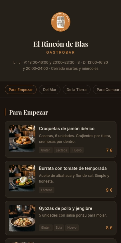 Captura de la carta — vista 1